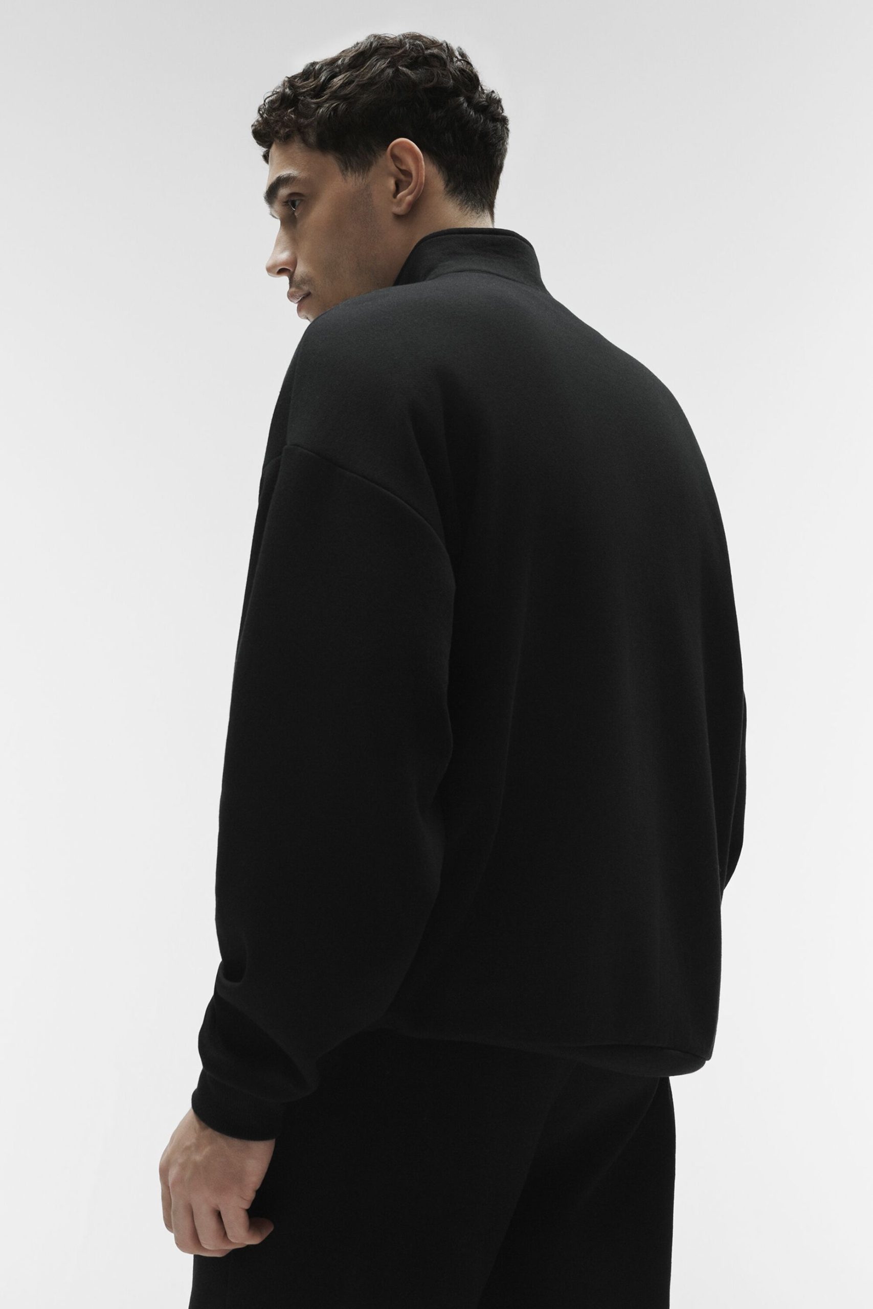 Accolade 1/4 Zip Pullover - Black - Image 3
