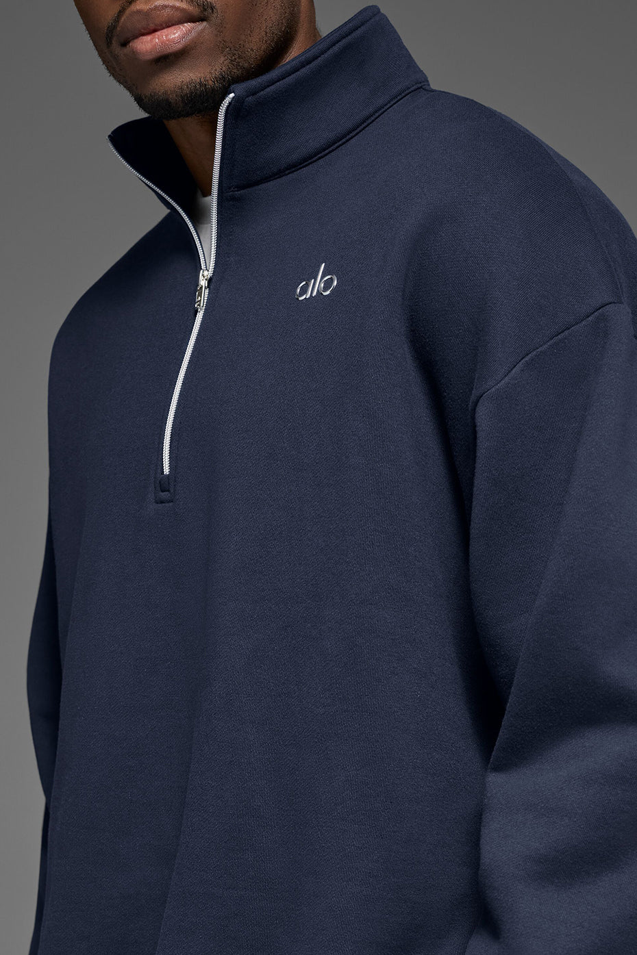 Accolade 1/4 Zip Pullover - Navy - Image 4