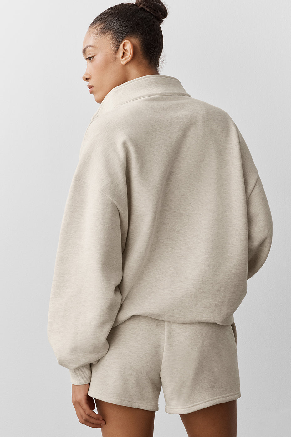Accolade 1/4 Zip Pullover - Oatmeal Heather - Image 2