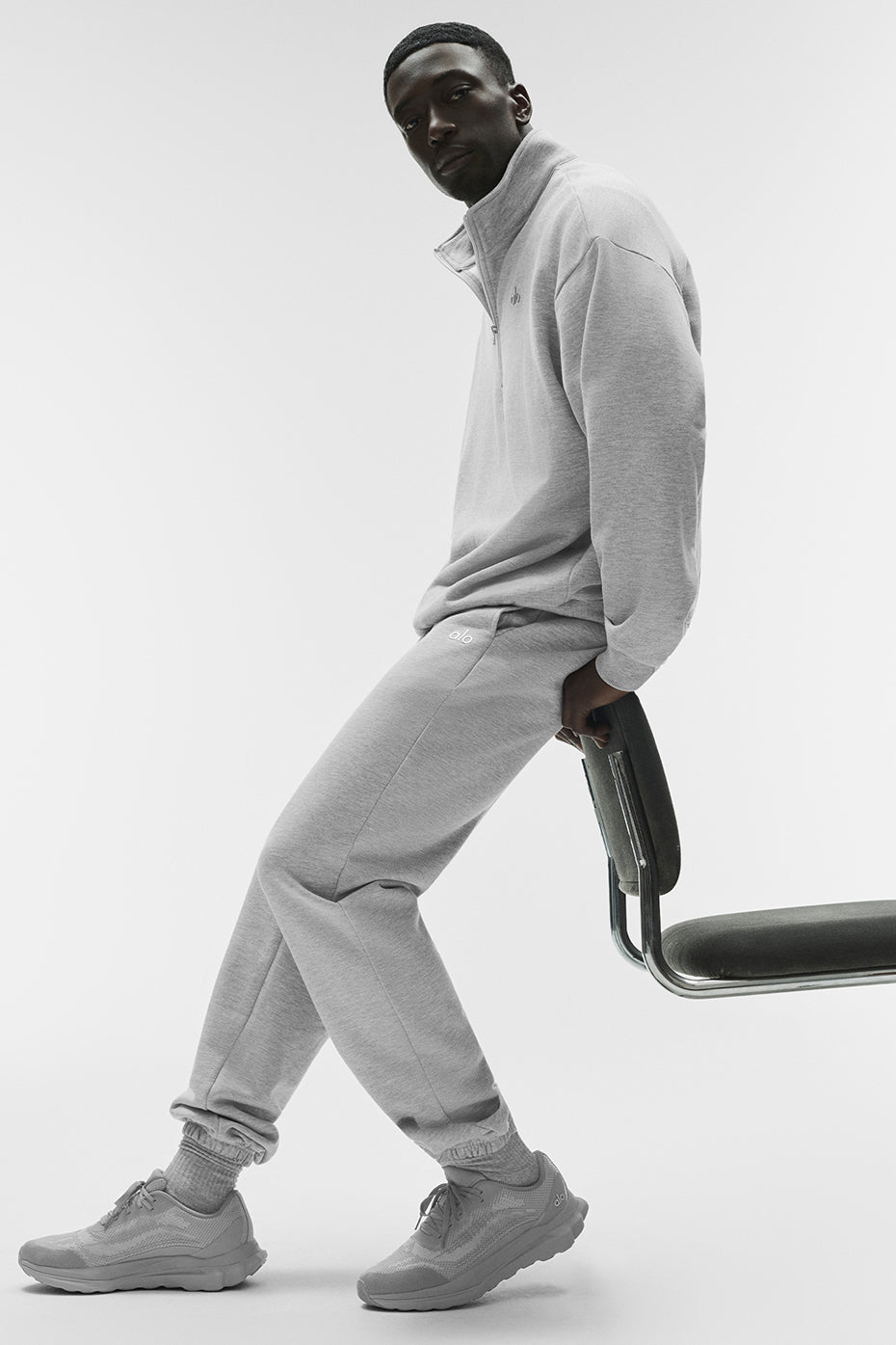 Accolade 1/4 Zip Pullover - Athletic Heather Grey - Image 5