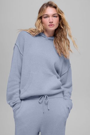Wool Cashmere New Class Hoodie - Winter Frost
