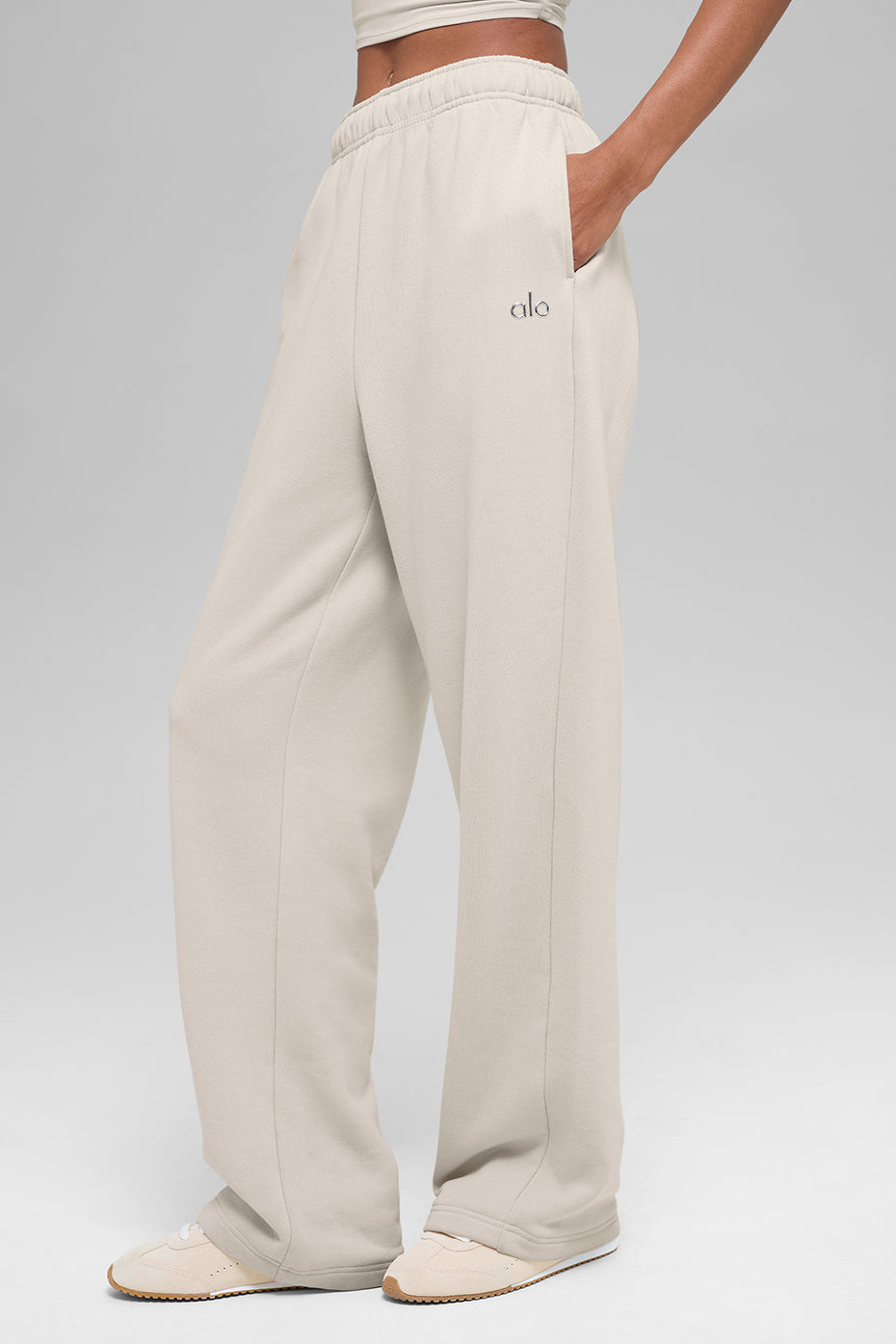 Accolade Straight Leg Sweatpant - Bone - Image 3