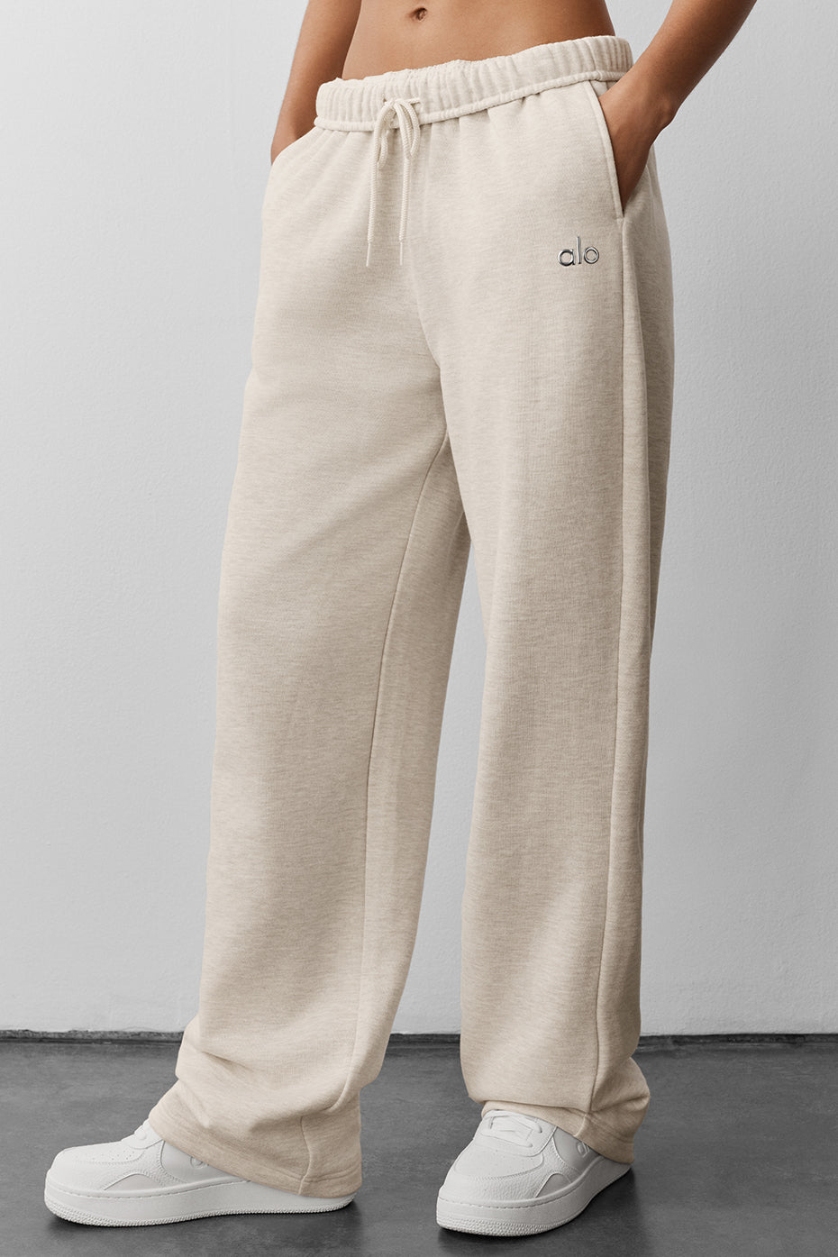 Accolade Straight Leg Sweatpant - Oatmeal Heather - Image 4