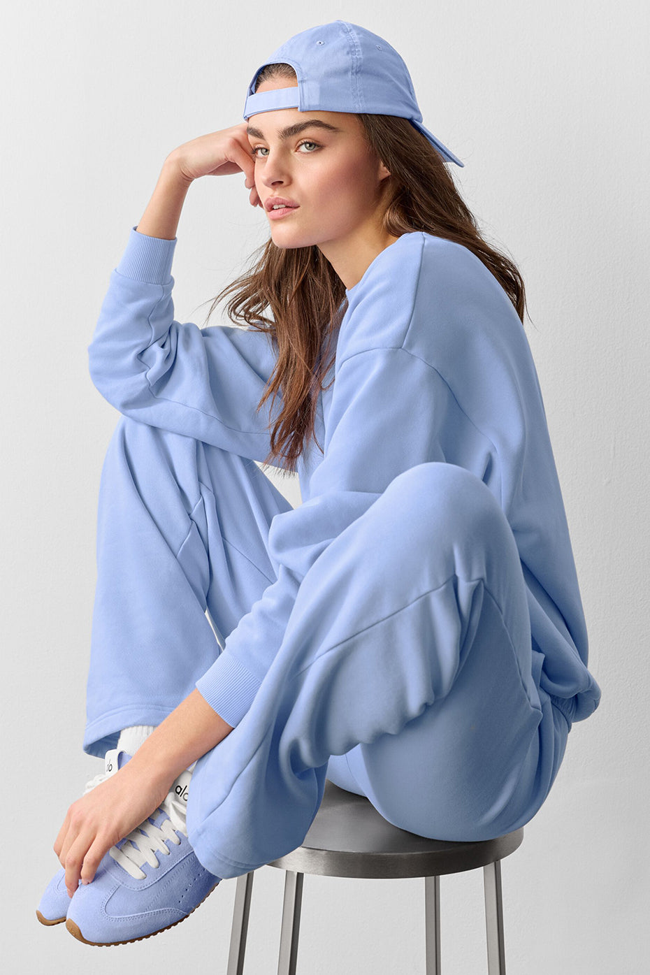 Accolade Straight Leg Sweatpant - Light Provence Blue - Image 5