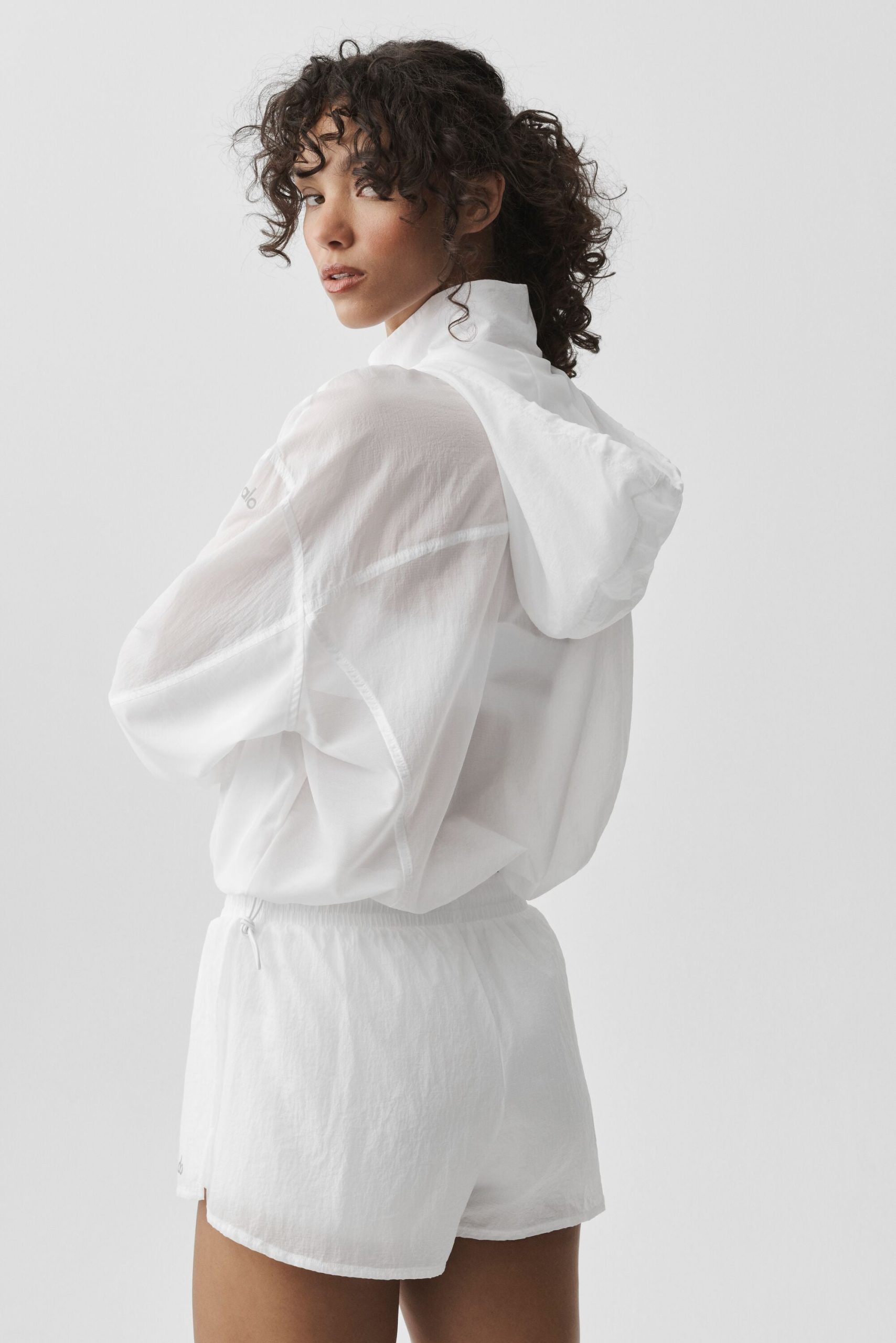 1/4 Zip Go Time Pullover - White - Image 3