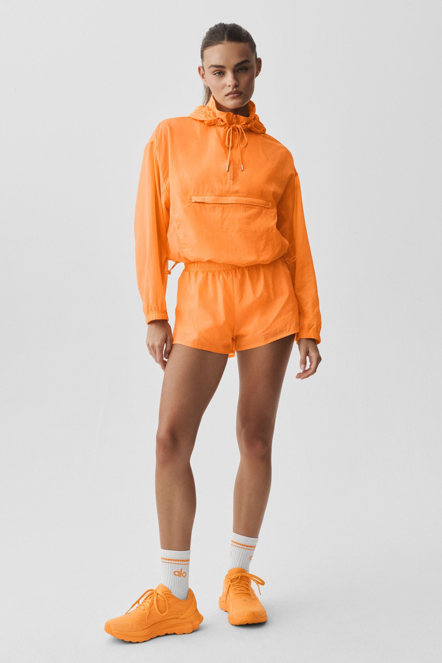 1/4 Zip Go Time Pullover - Satsuma Breeze - Image 7