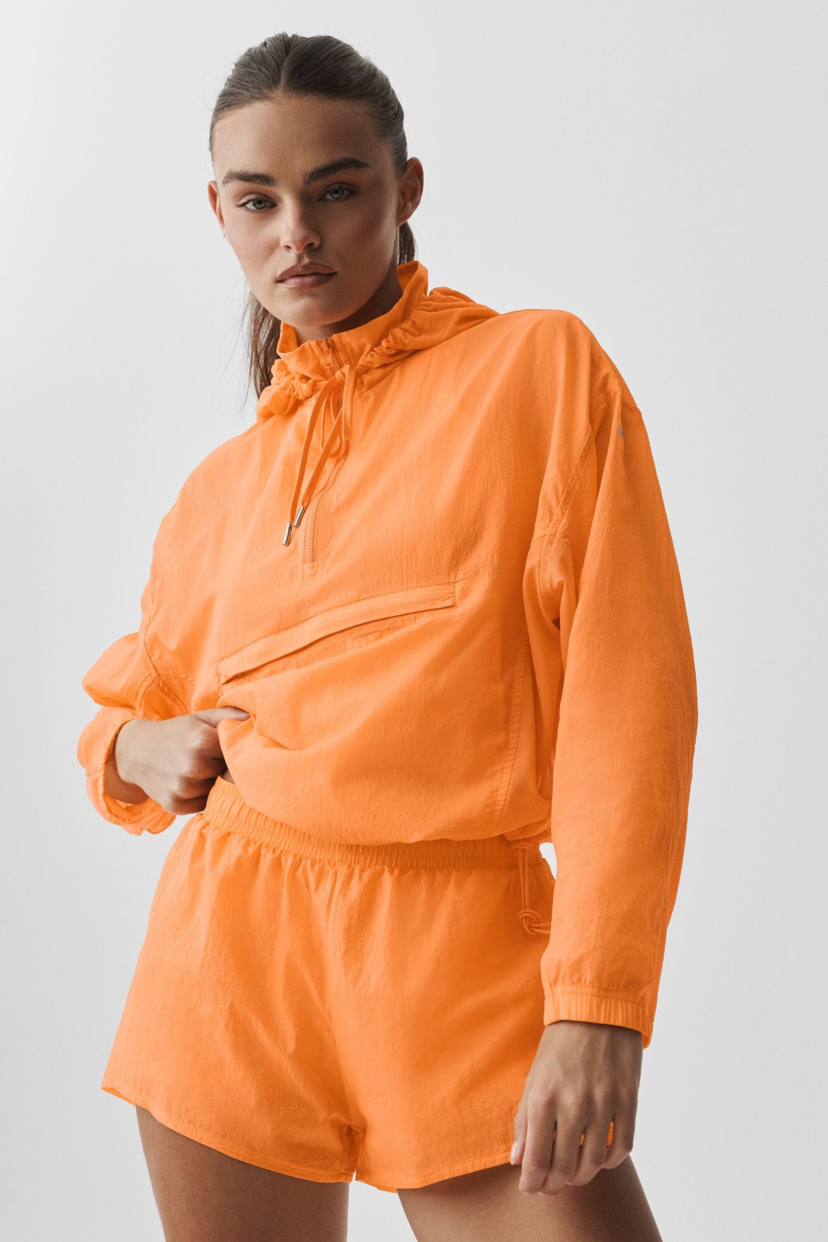 1/4 Zip Go Time Pullover - Satsuma Breeze - Image 3
