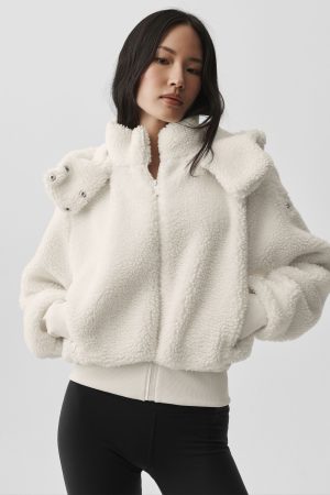 Foxy Sherpa Jacket - Ivory