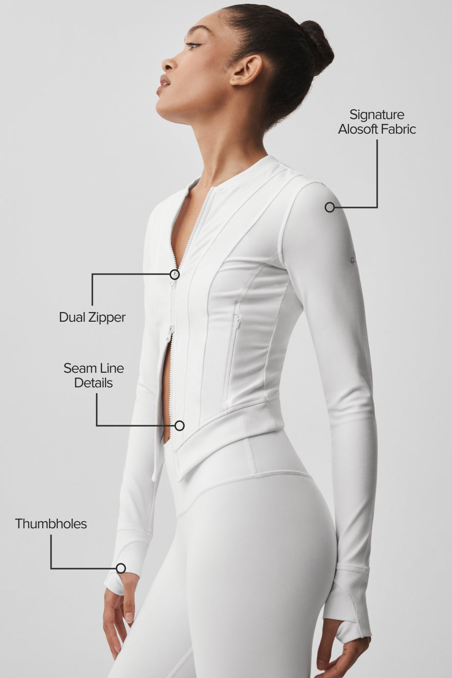 Alosoft Recharge Jacket - White - Image 2