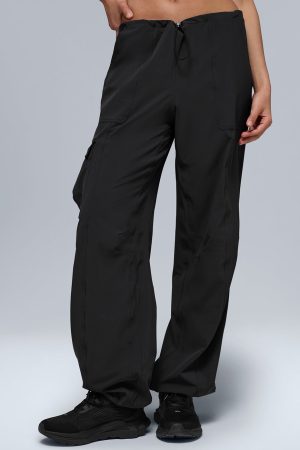 Low Rise Megastar Cargo Pant - Black