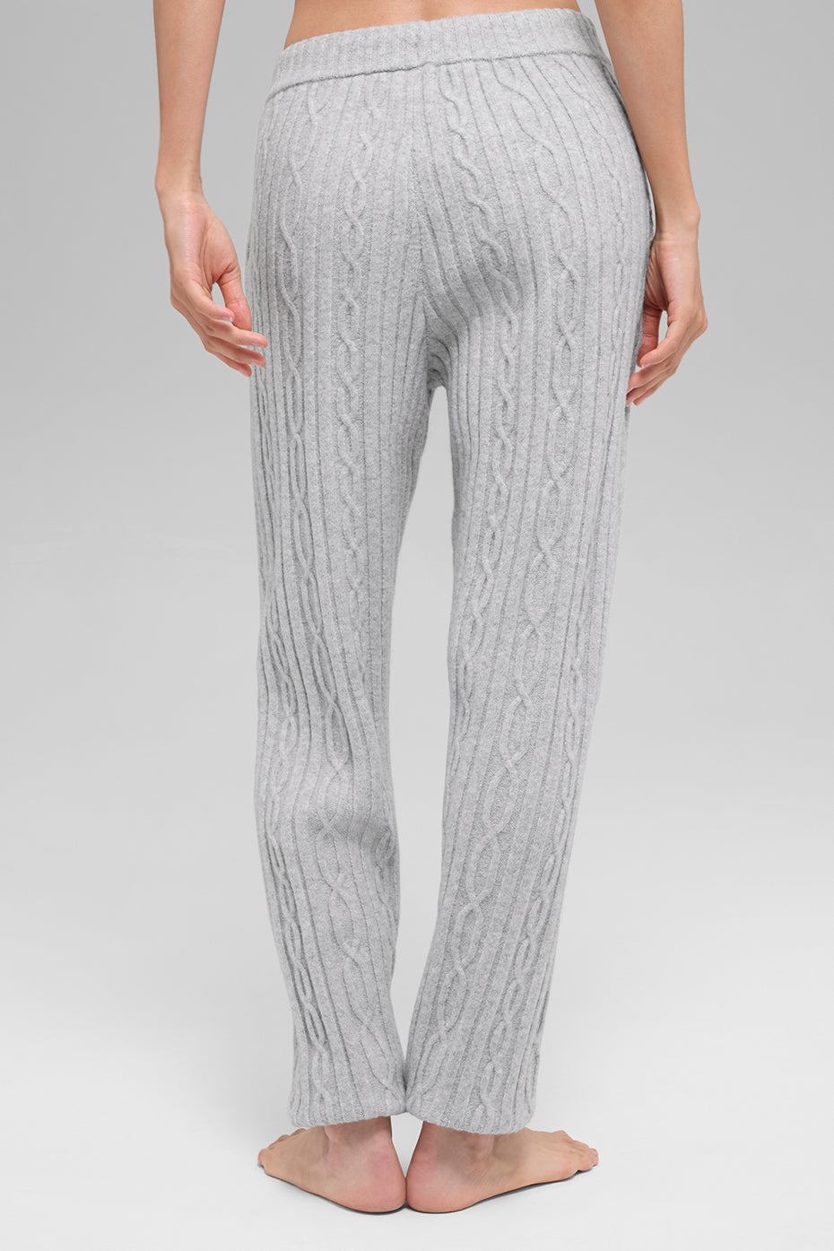 Cable Knit Winter Bliss Pant - Athletic Heather Grey - Image 4