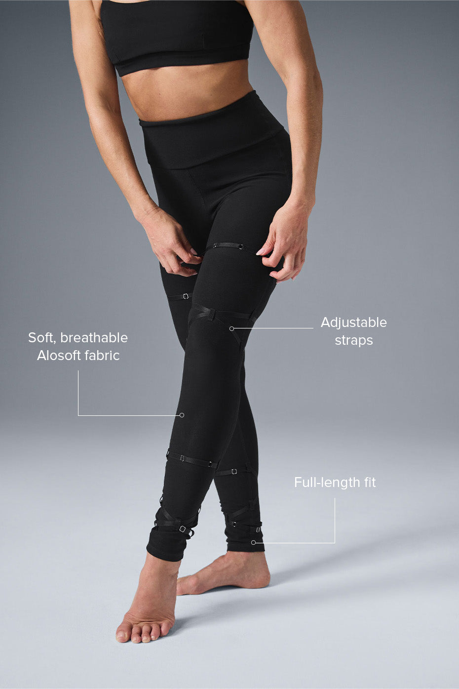 Alosoft High-Waist Spotlight Legging - Black - Image 2
