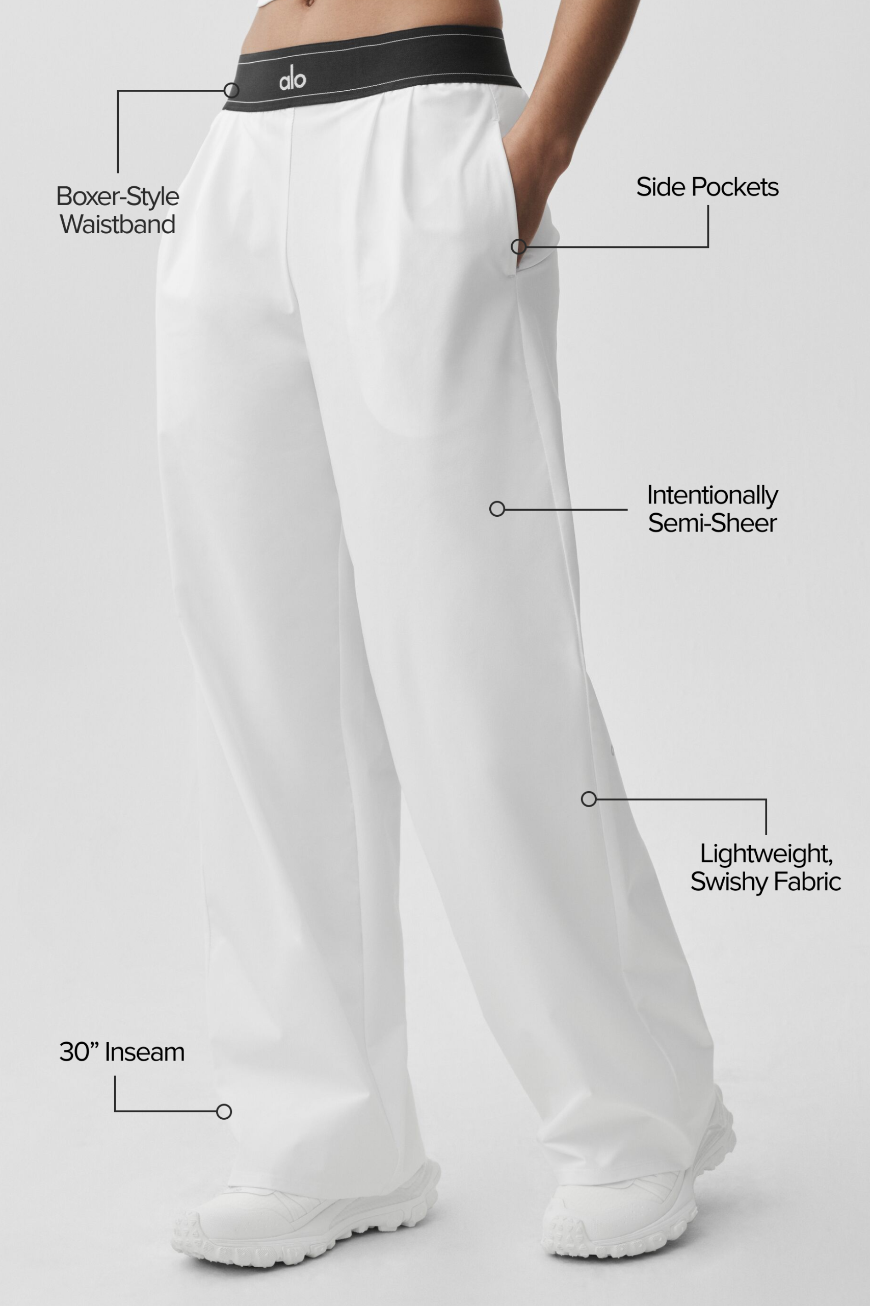 Suit Up Trouser (Regular) - White/Black - Image 2