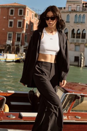 High-Waist Pursuit Trouser (Regular) - Black