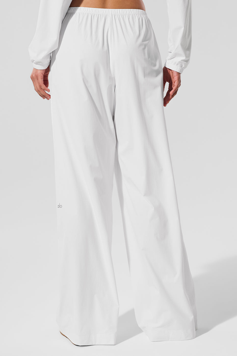 Breezy Wide Leg Pant (Long) - White - Image 4