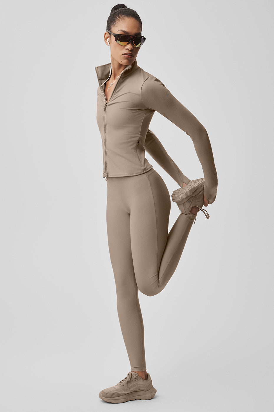 Airlift High-Waist Sleek Legging - Gravel - Image 4