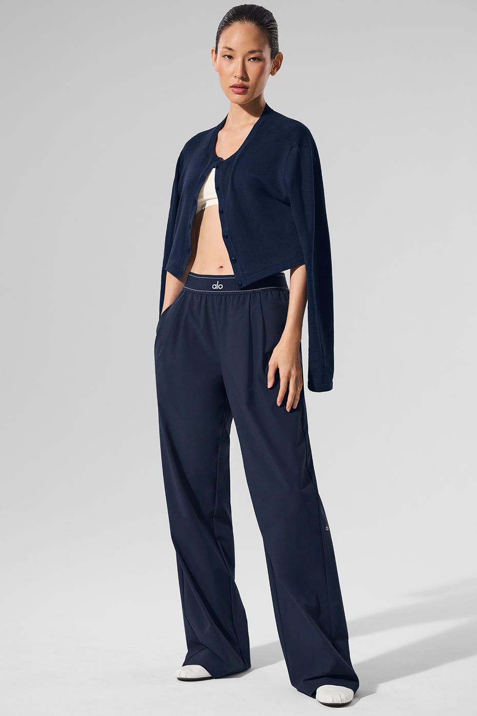 Suit Up Trouser (Long) - Navy - Image 5