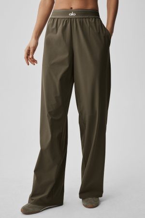 Suit Up Trouser (Long) - Olive Tree