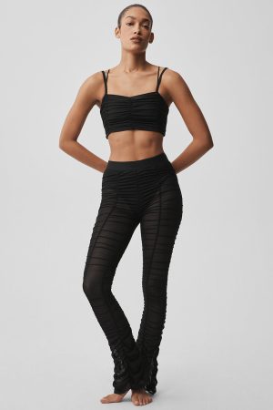 Airlift Mesh High-Waist Cherish Legging - Black