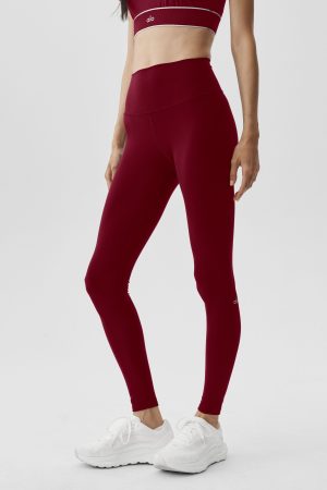 ALO Softsculpt High-Waist Legging - Summer Romance Red