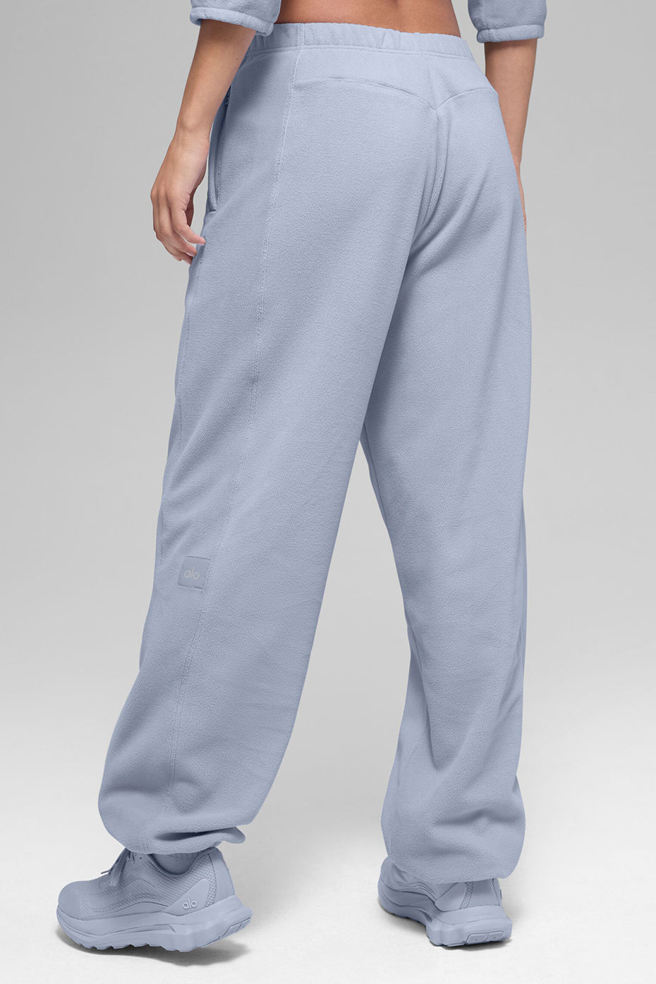 Polar Fleece High-Waist Retreat Jogger - Winter Frost - Image 2
