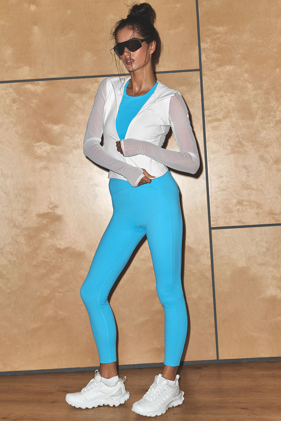 ALO Softsculpt High-Waist 7/8 Superset Legging - Azure Blue