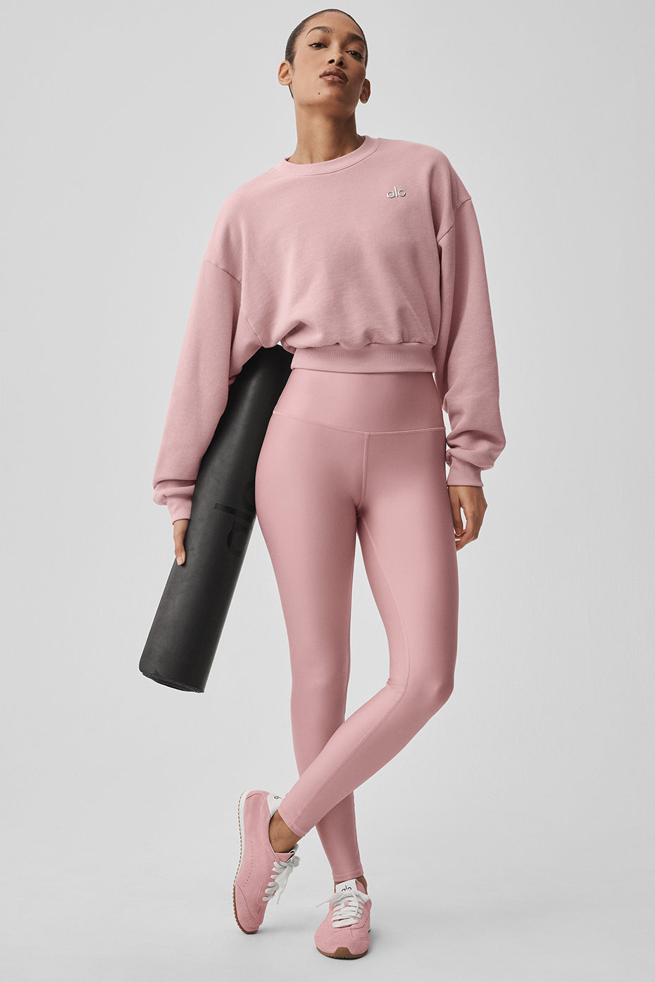 High-Waist Airlift Legging - Vintage Pink - Image 5