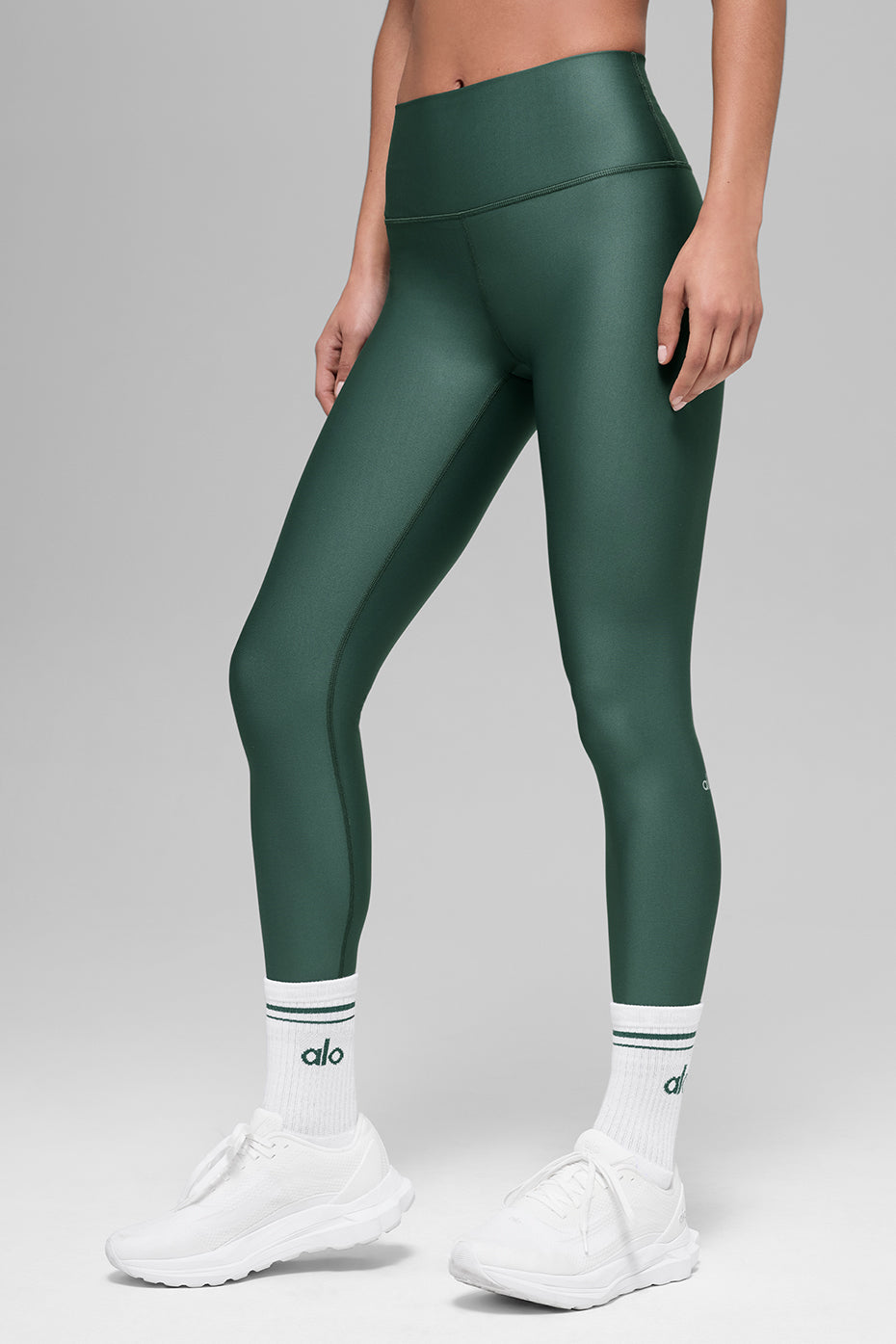 7/8 High-Waist Airlift Legging - Clover Green - Image 3