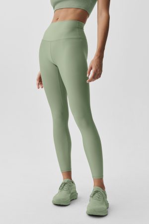 7/8 High-Waist Airlift Legging - Dune Grass