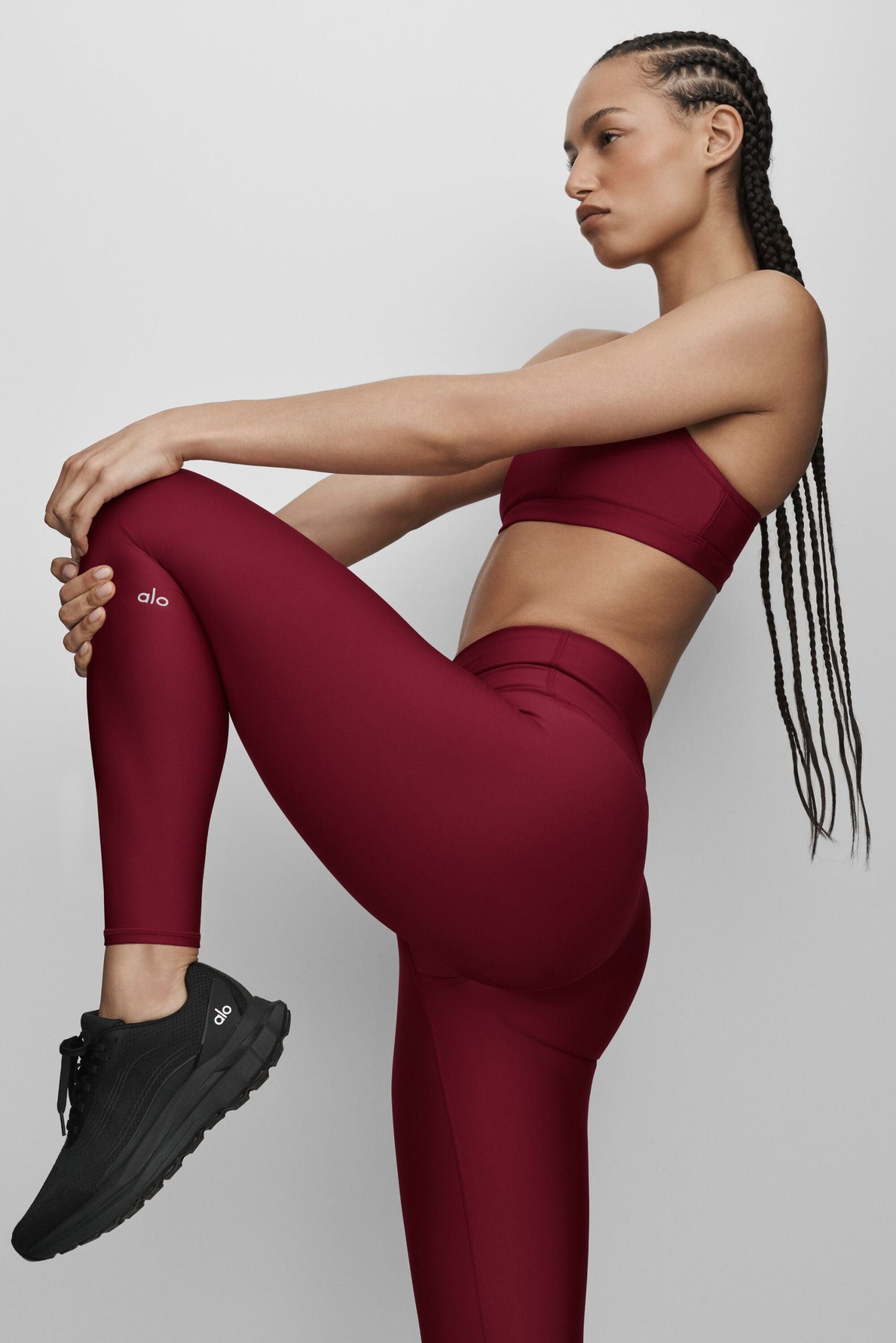 7/8 High-Waist Airlift Legging - Summer Romance Red - Image 3