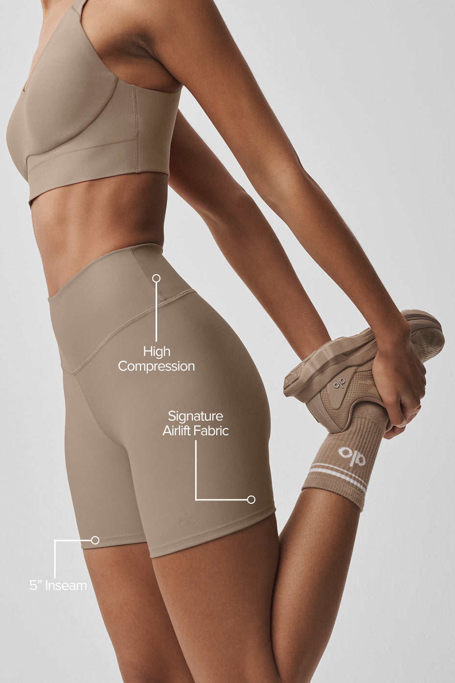 5 Airlift Energy Short - Gravel - Image 2