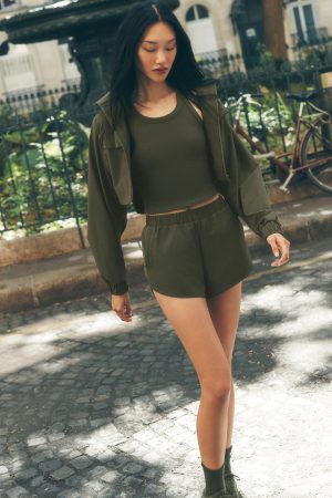Playmaker Dolphin Short - Green Olive