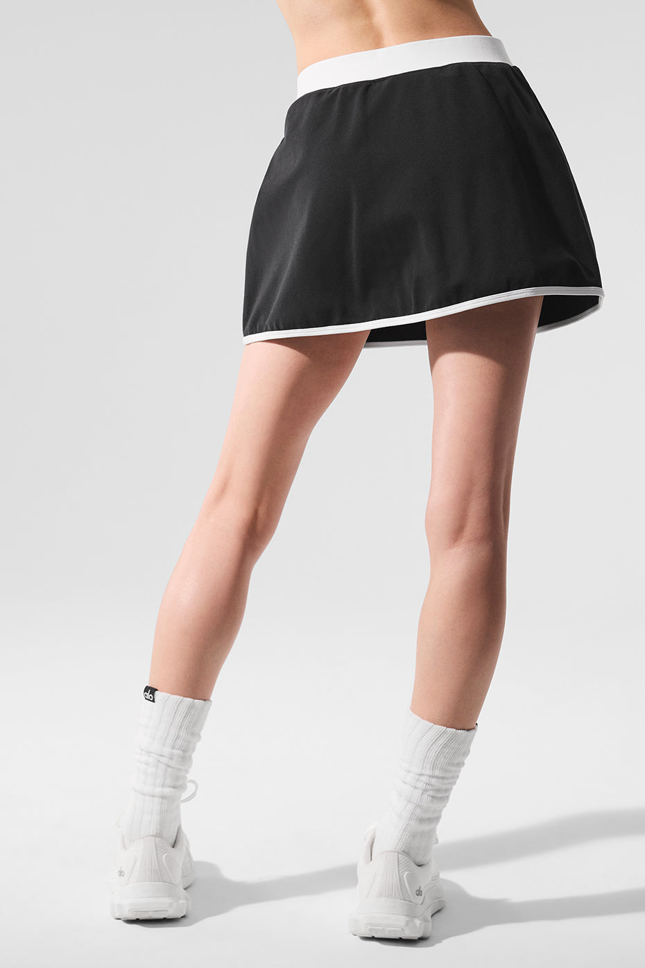 Airbrush Streamlined Skirt - Black/White - Image 3