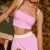 Candy Heart Pink/White