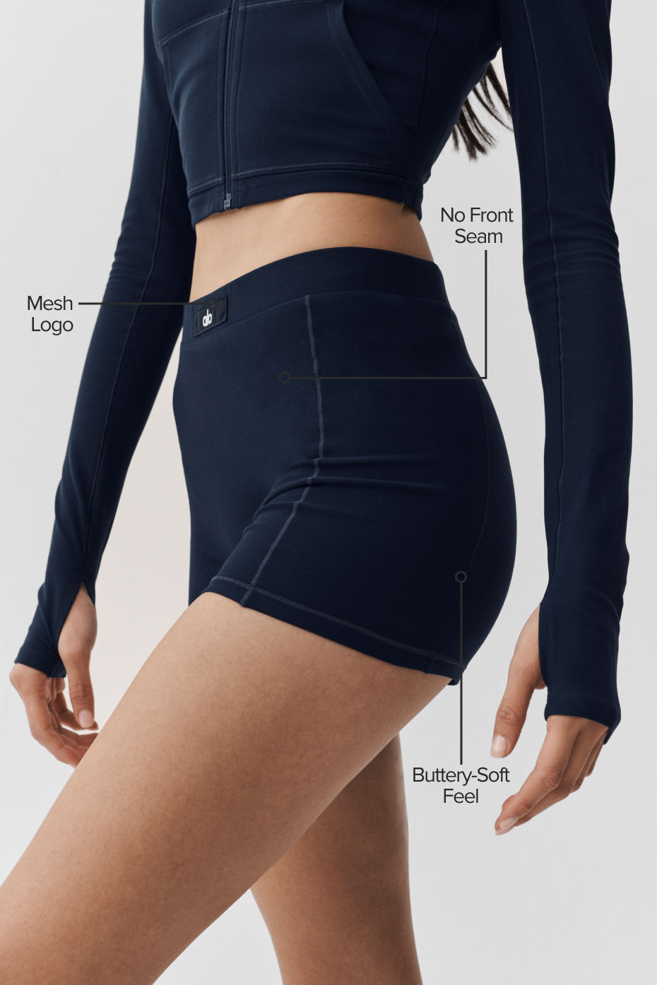 Alosoft Sincere Micro Short - Navy - Image 2