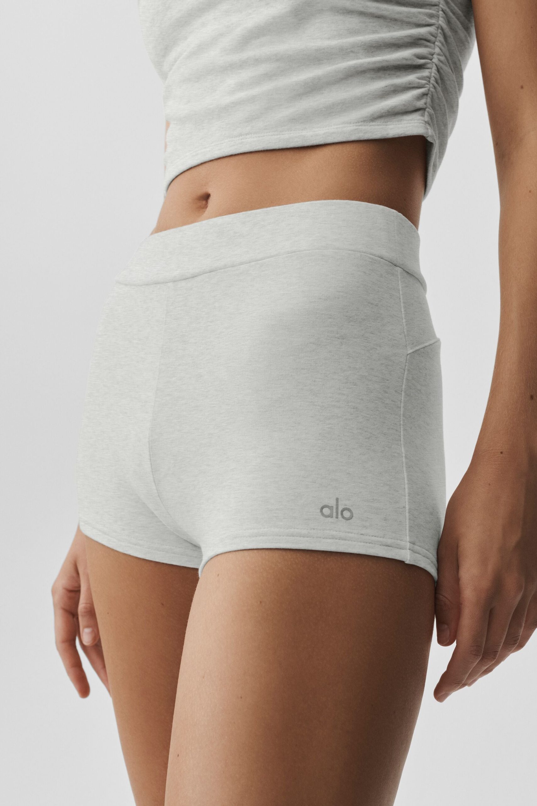 Sway My Way Micro Short - White Heather - Image 2