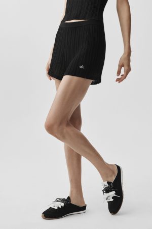 Sweater High-Waist Sunlit Short - Black