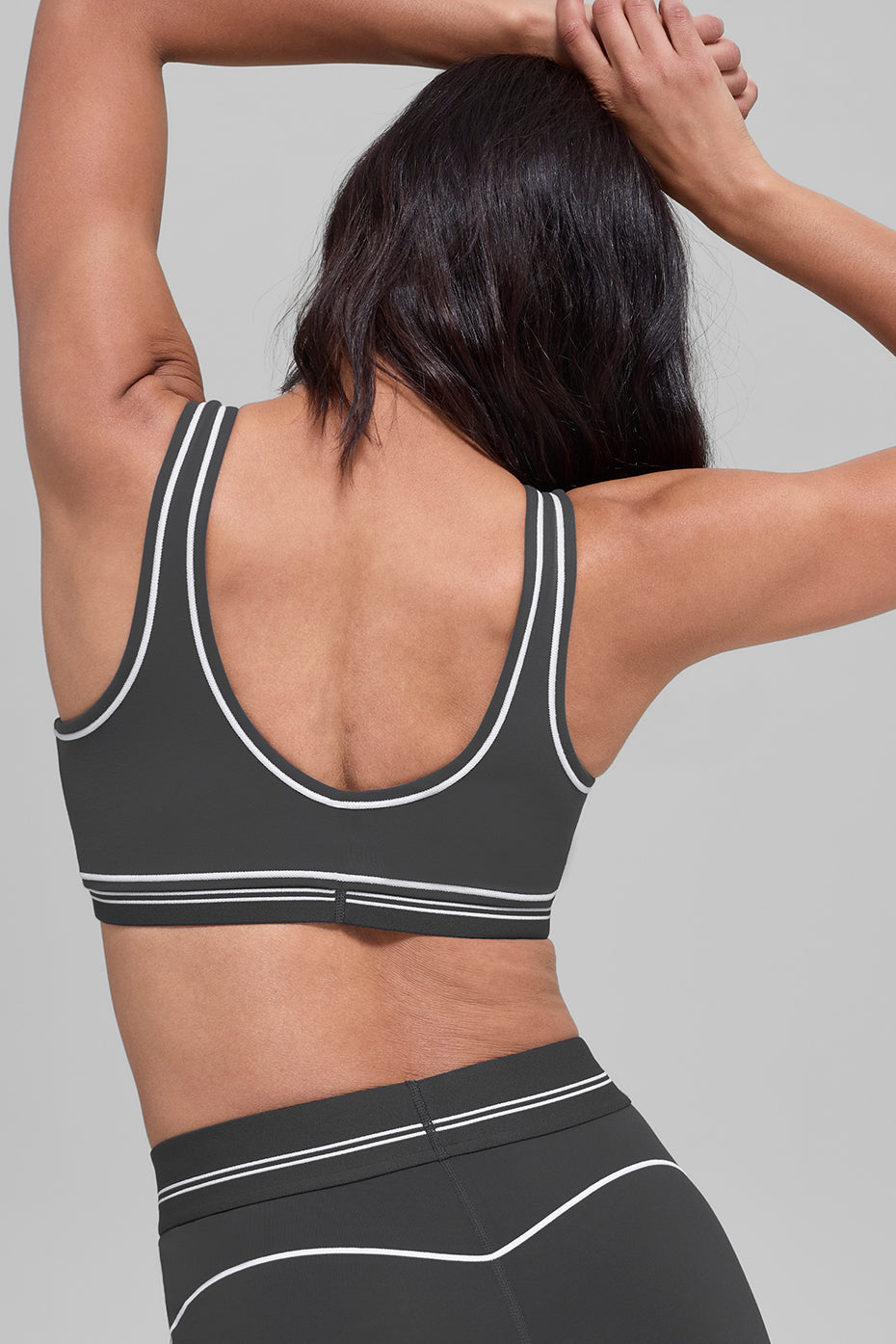 Airbrush Heart Throb Bra - Anthracite/White - Image 4