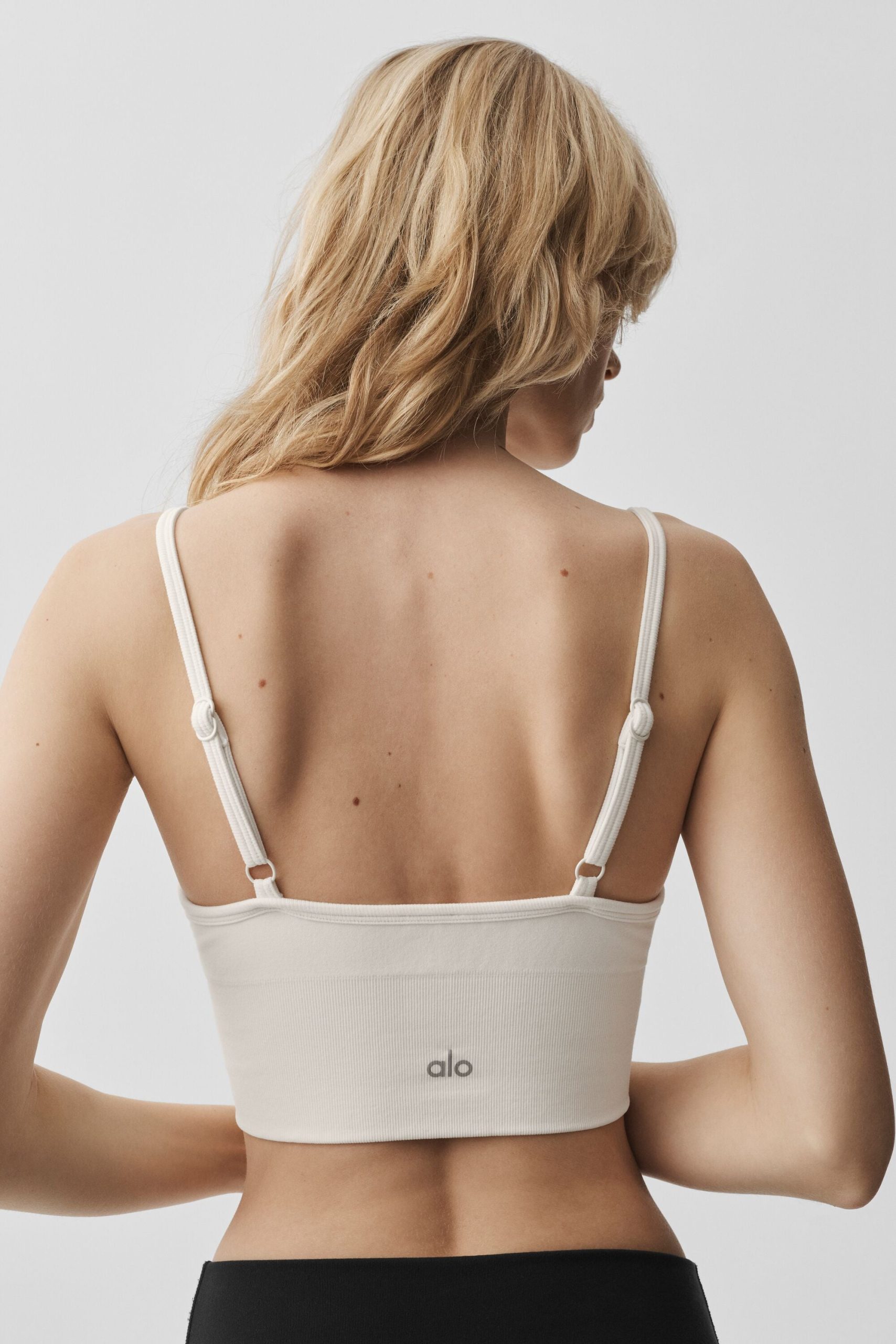 Seamless Modal Ribbed Delight Bralette - Ivory - Image 3
