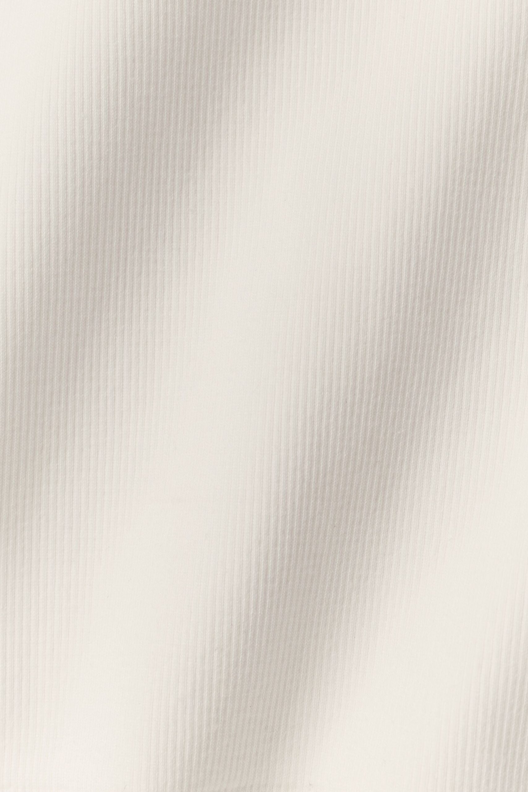 Seamless Modal Ribbed High Neck Delight Bra - Ivory - Image 5