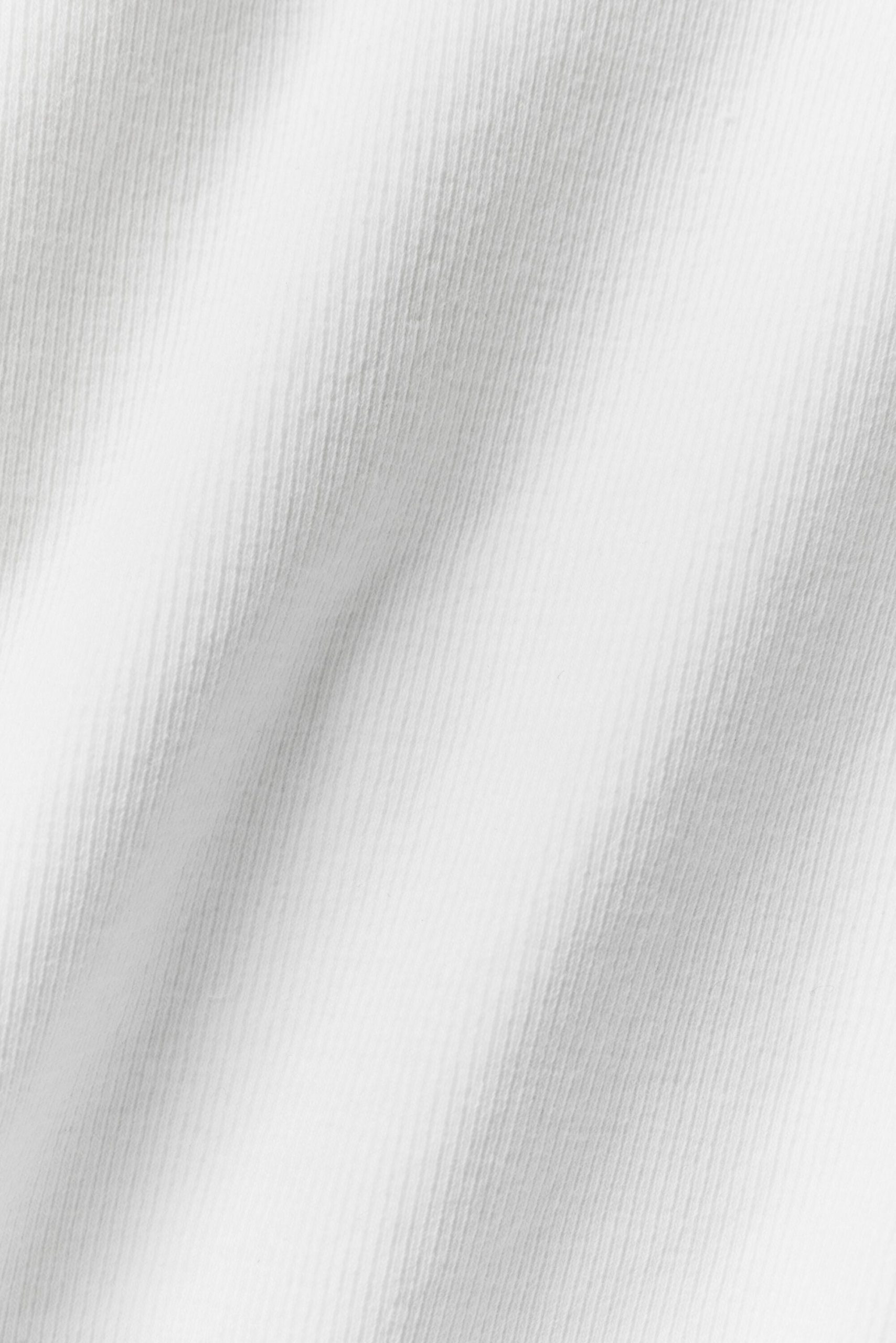 Seamless Modal Ribbed High Neck Delight Bra - White - Image 7
