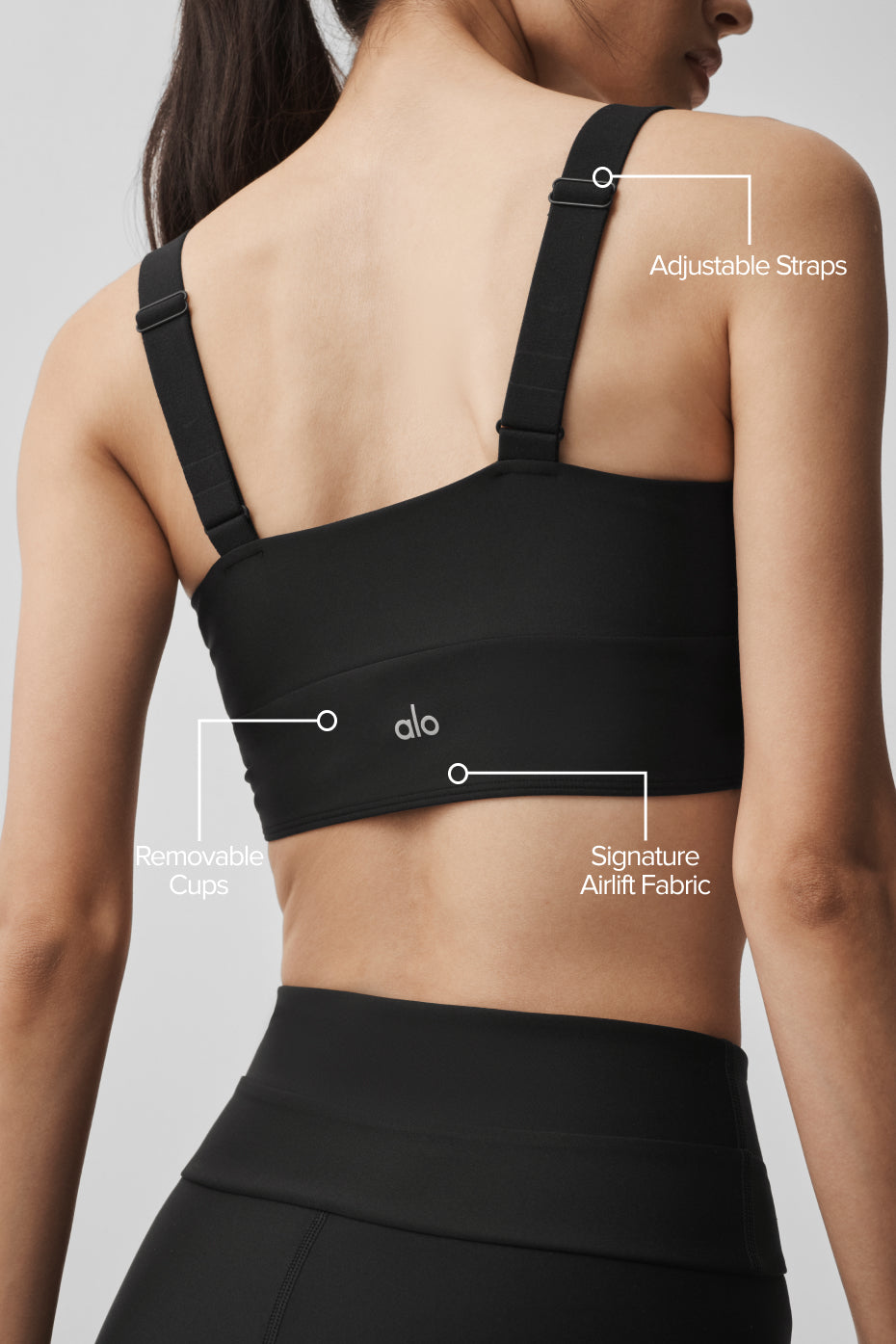 Airlift Horizon Bra - Black - Image 2