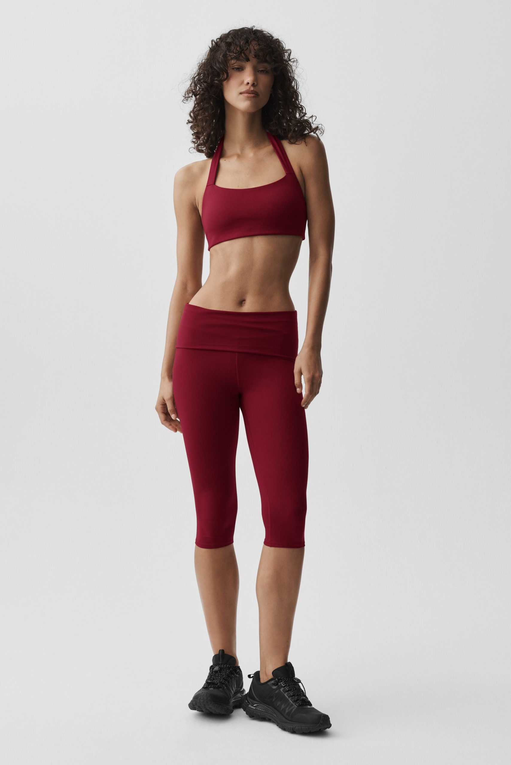 ALO Softsculpt Feel The Heat Halter Bra - Summer Romance Red - Image 5